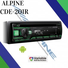 Alpine CDE-201R Car CD MP3 Android AUX USB Car Stereo Player